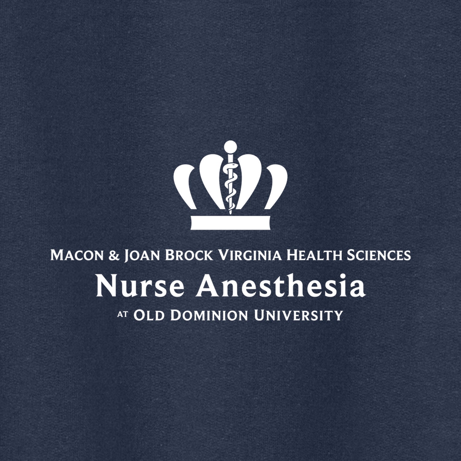 Old Dominion University, Full Logo, Nurse Anesthesia, Heavy Blend™ Crewneck Sweatshirt - Navy