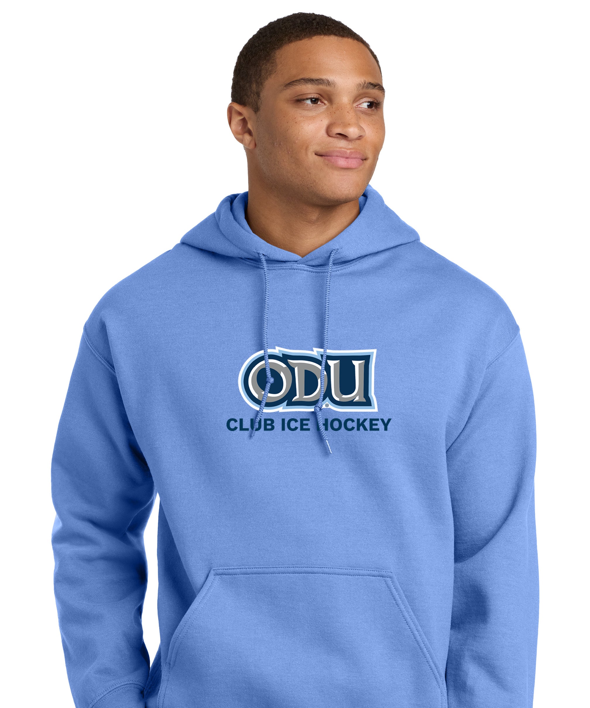 Old Dominion University, Club Sports - Ice Hockey, Heavy Blend™ Hooded Sweatshirt - Hudson Blue