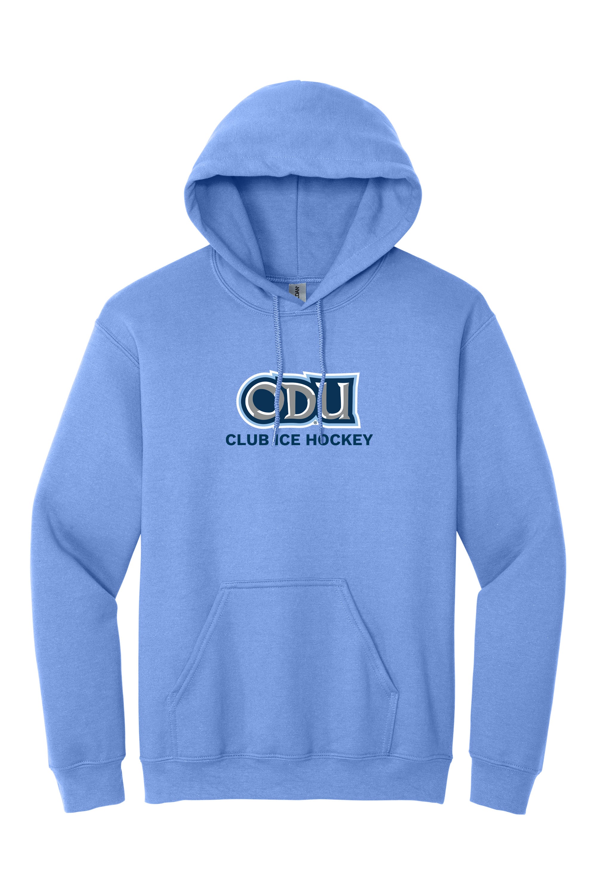 Old Dominion University, Club Sports - Ice Hockey, Heavy Blend™ Hooded Sweatshirt - Hudson Blue
