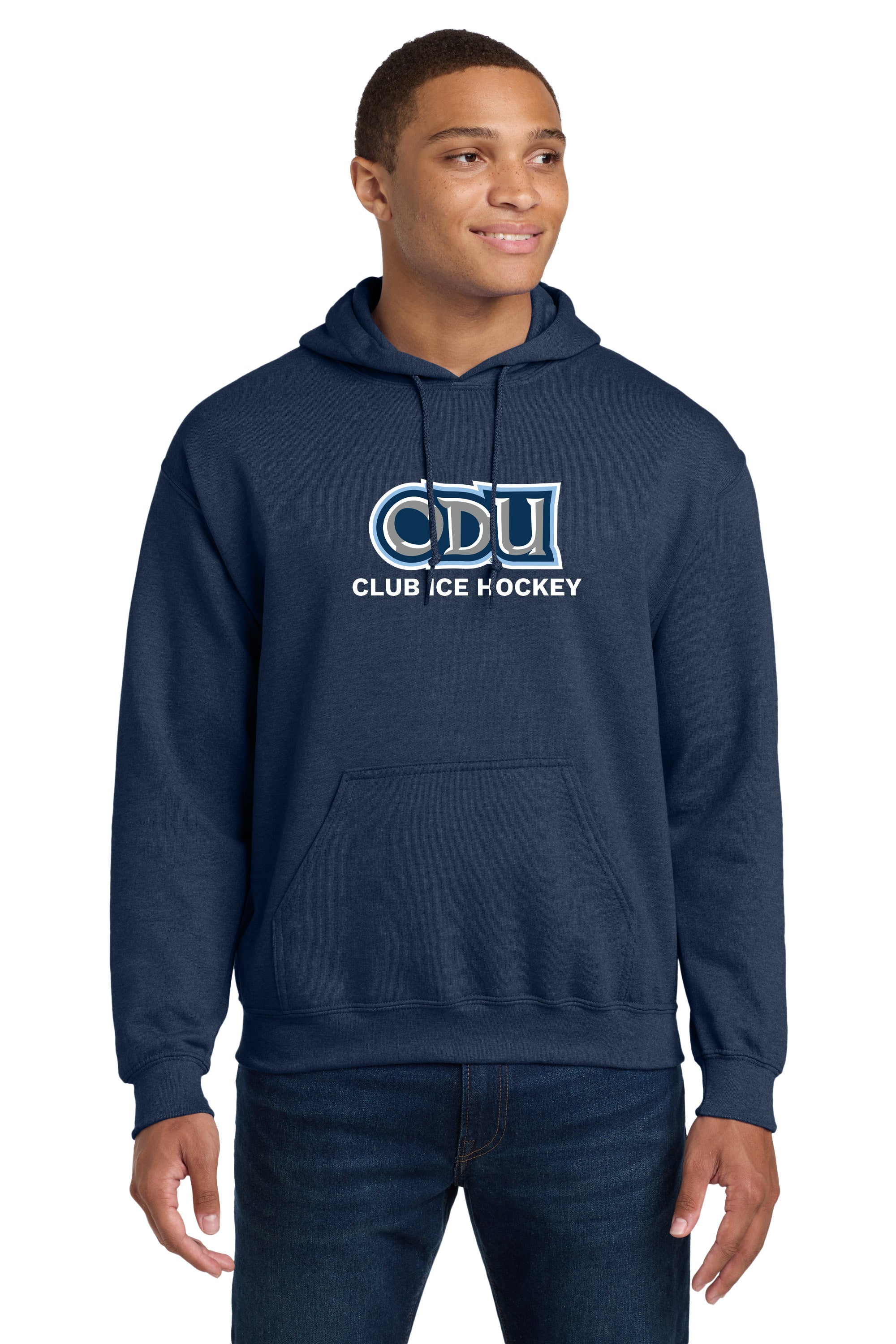 Old Dominion University, Club Sports - Ice Hockey, Heavy Blend™ Hooded Sweatshirt - Navy