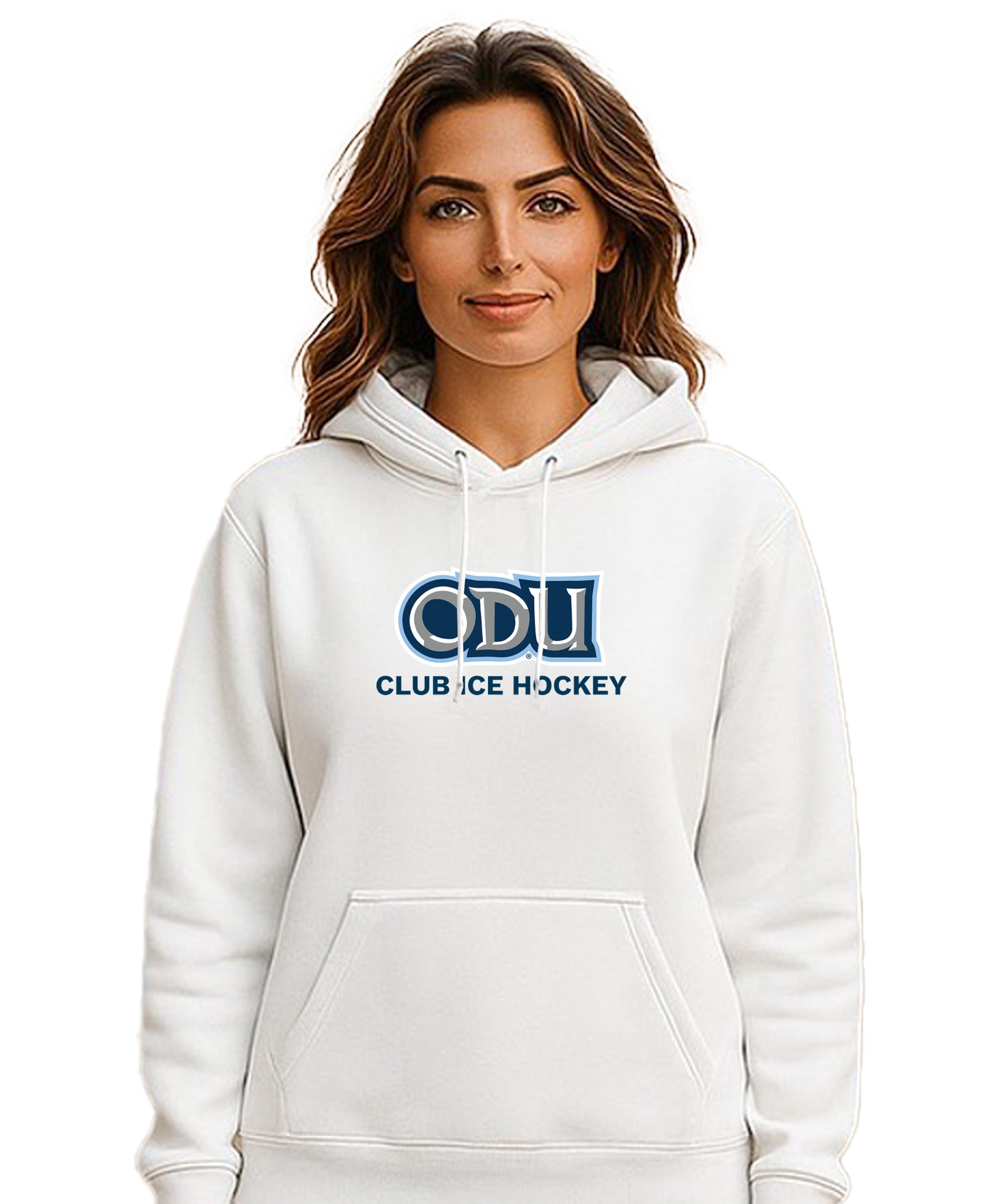 Old Dominion University, Club Sports - Ice Hockey, Heavy Blend™ Hooded Sweatshirt - White