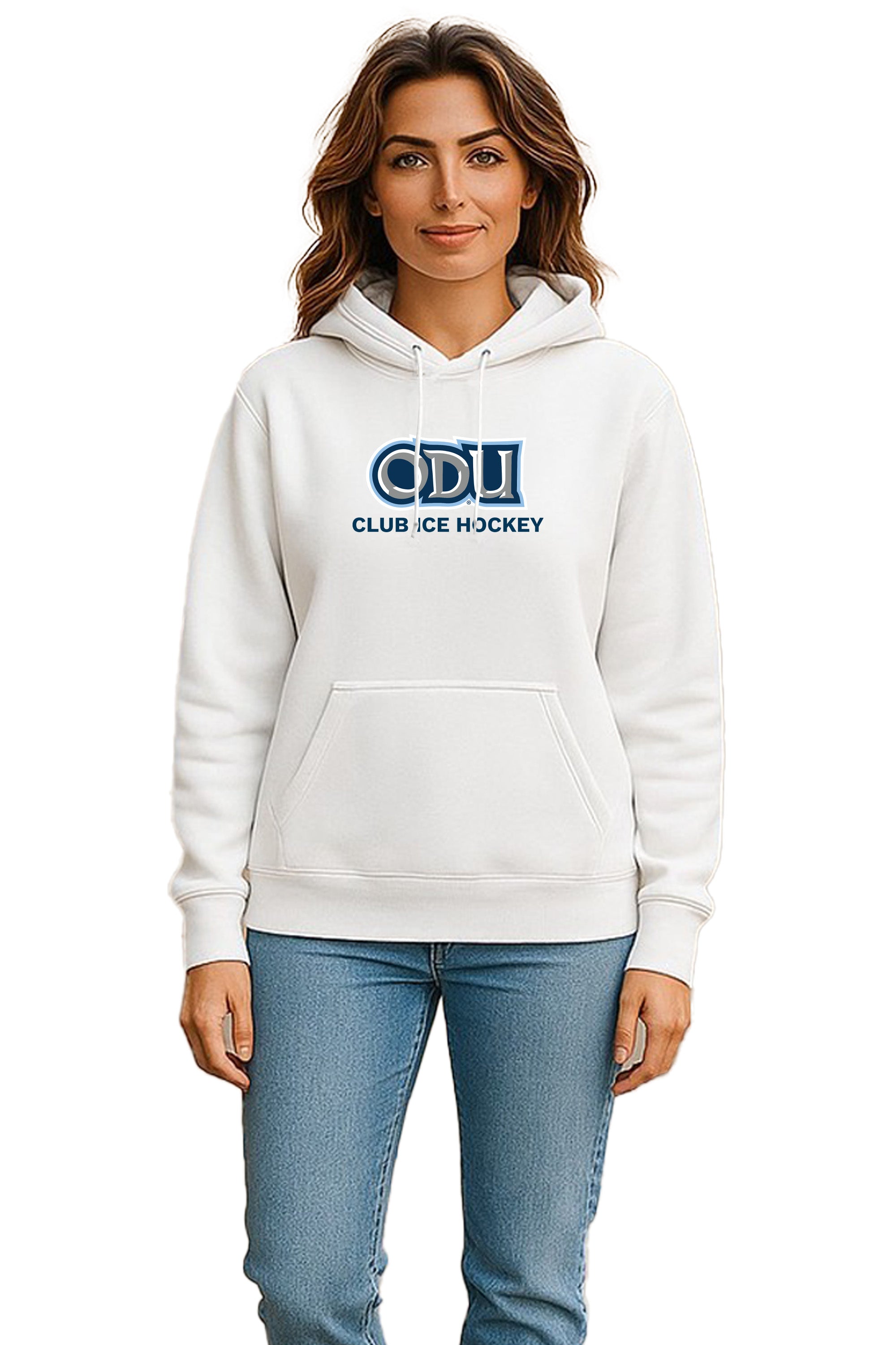 Old Dominion University, Club Sports - Ice Hockey, Heavy Blend™ Hooded Sweatshirt - White