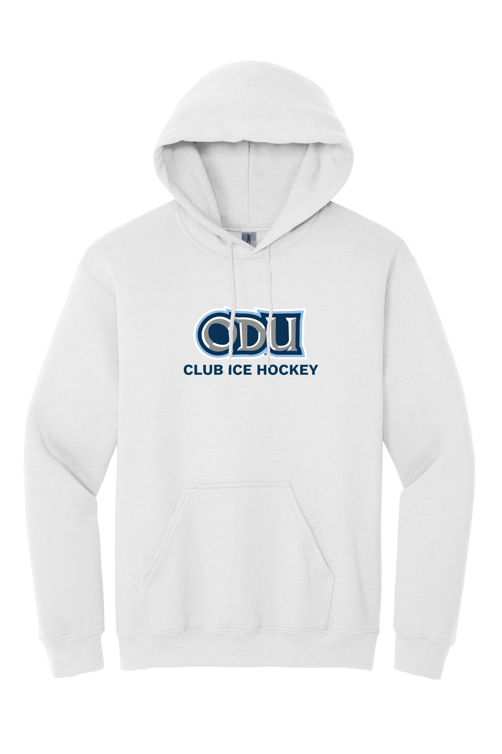 Old Dominion University, Club Sports - Ice Hockey, Heavy Blend™ Hooded Sweatshirt - White