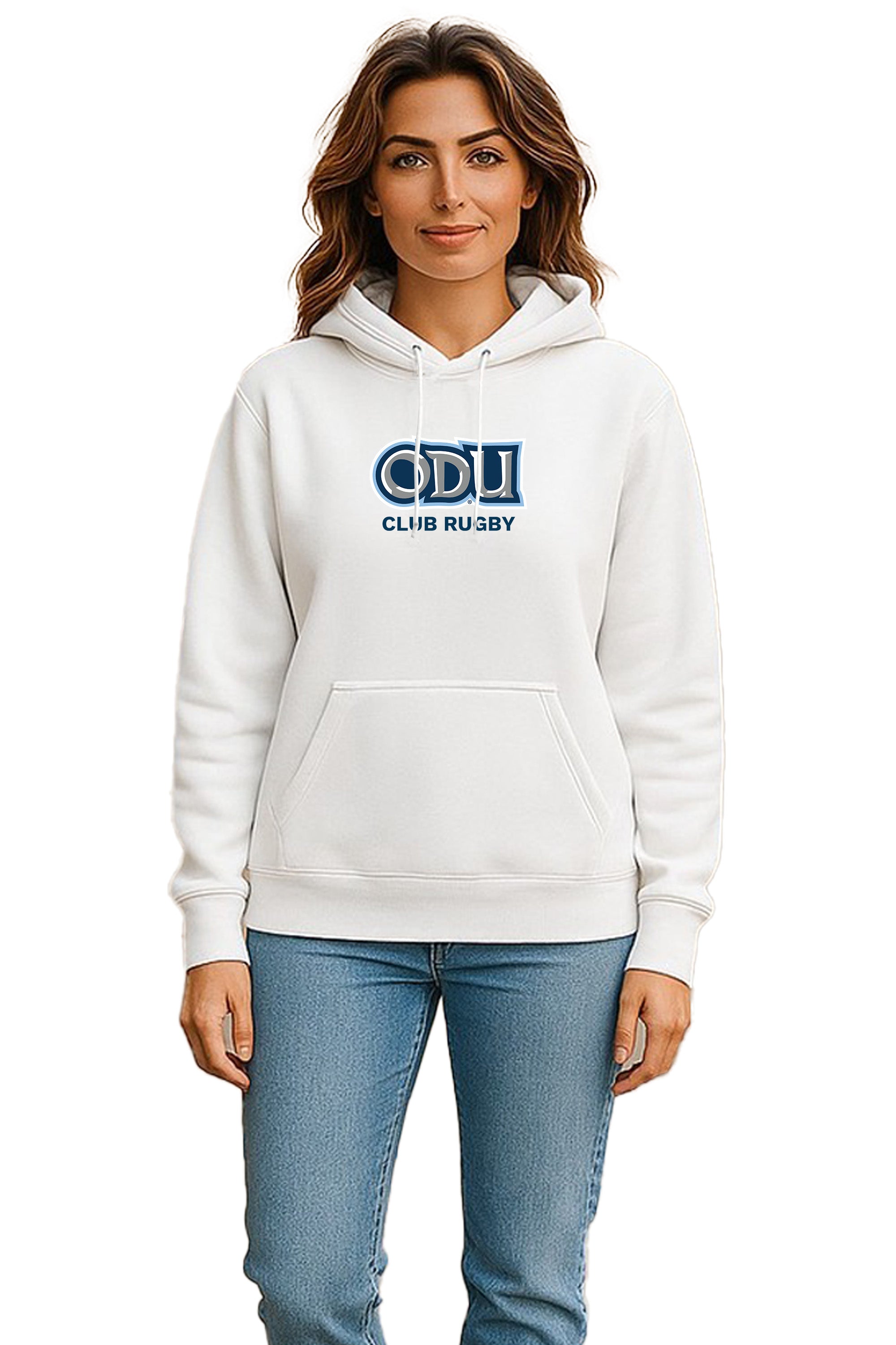 Old Dominion University, Club Sports - Rugby, Heavy Blend™ Hooded Sweatshirt - White