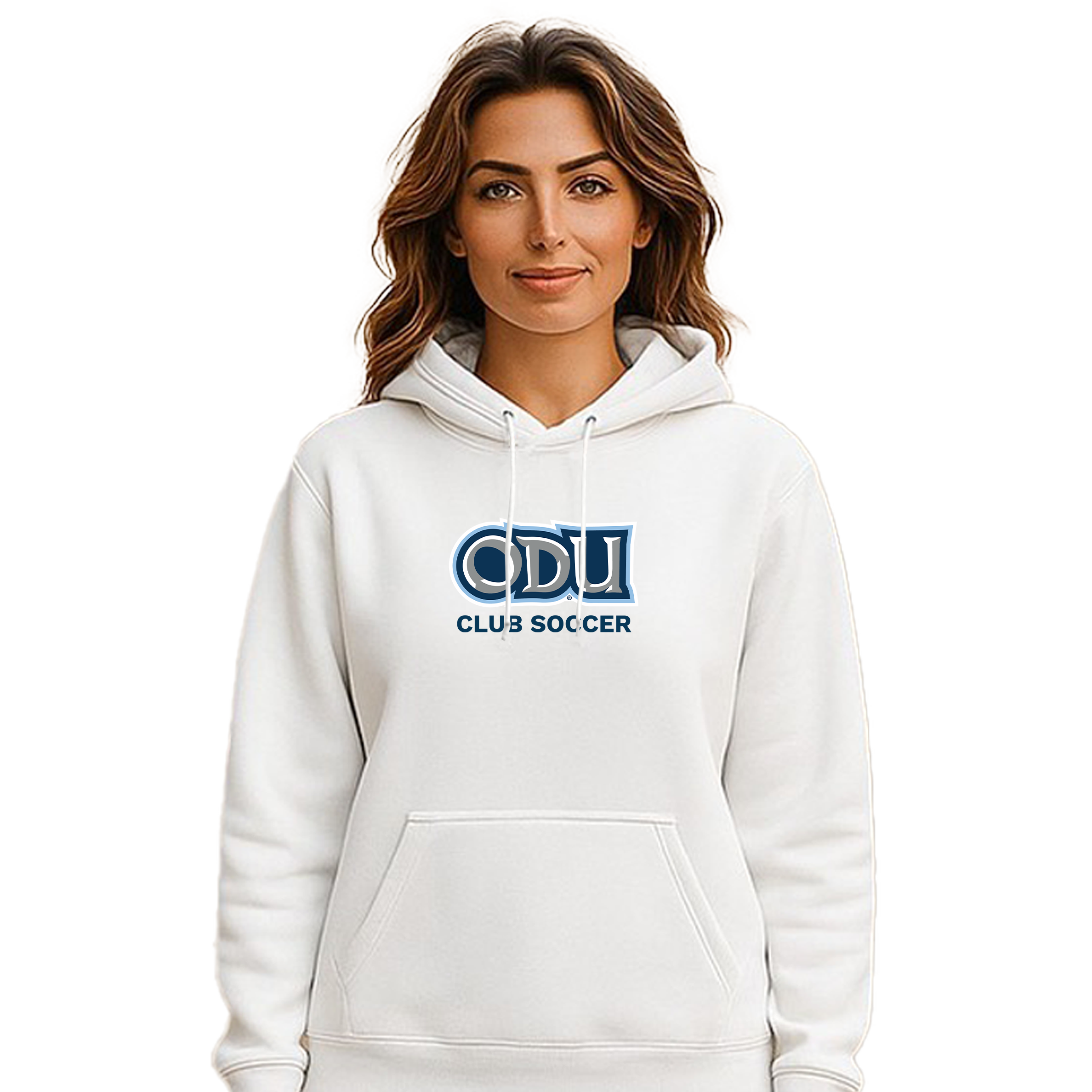 Old Dominion University, Club Sports - Soccer, Heavy Blend™ Hooded Sweatshirt - White