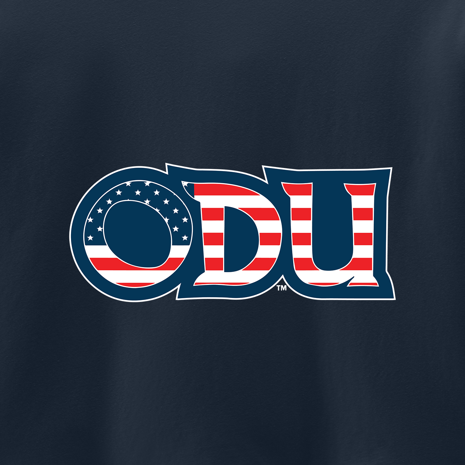 Old Dominion University, ODU Military, American Apparel® Fine Jersey Unisex T-Shirt - Navy