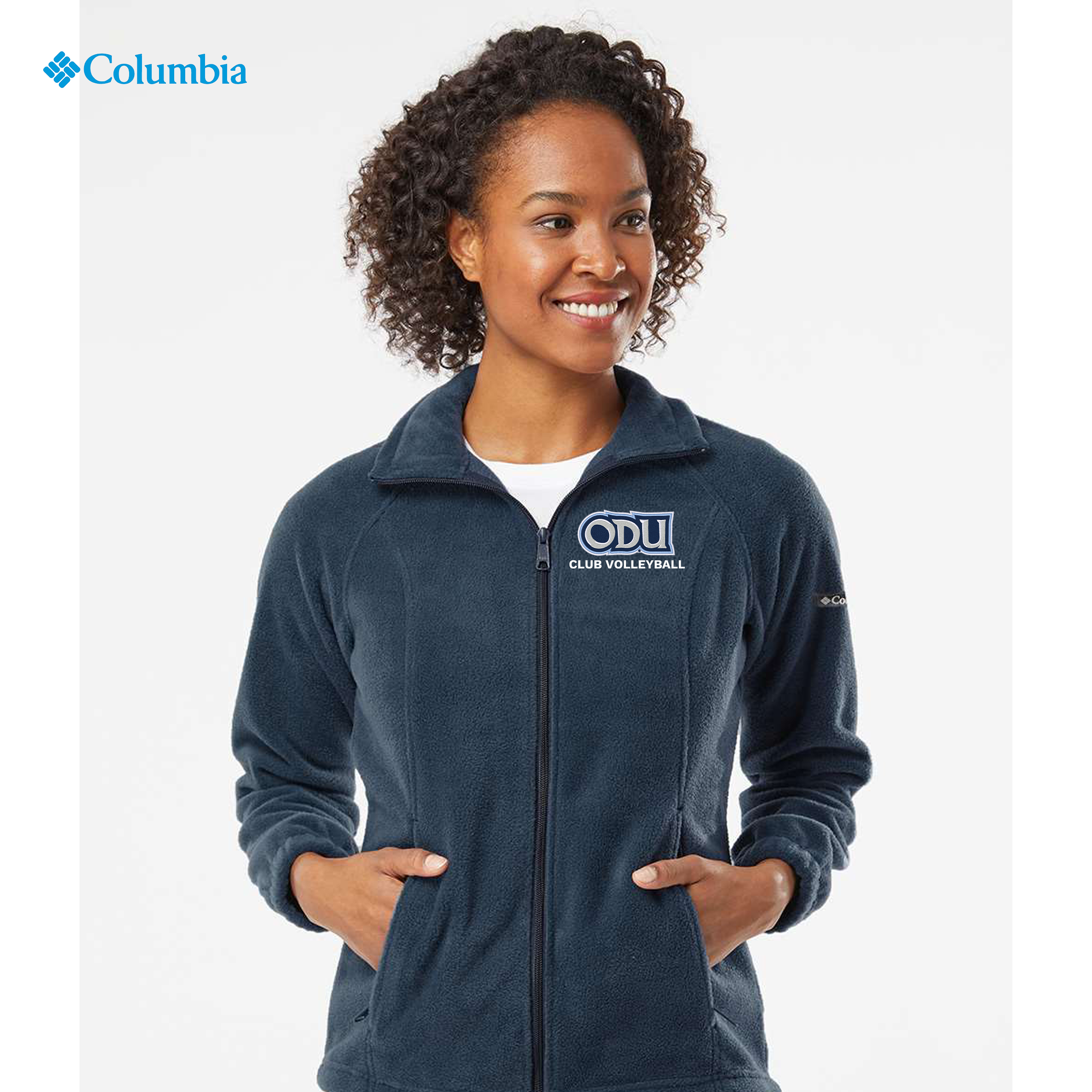 Old Dominion University, Club Sports - Voleyball, Women’s Benton Springs™ Fleece Full-Zip Jacket - Navy