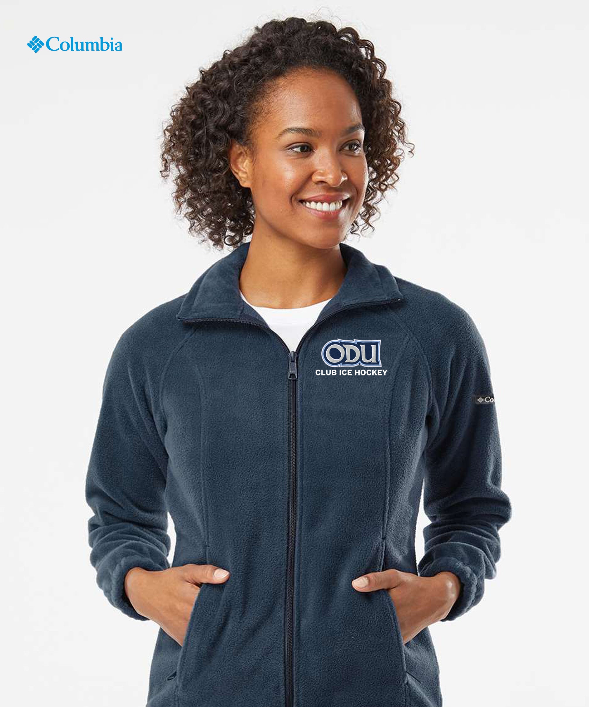 Old Dominion University, ODU - Sports, Women’s Benton Springs™ Fleece Full-Zip Jacket - Navy