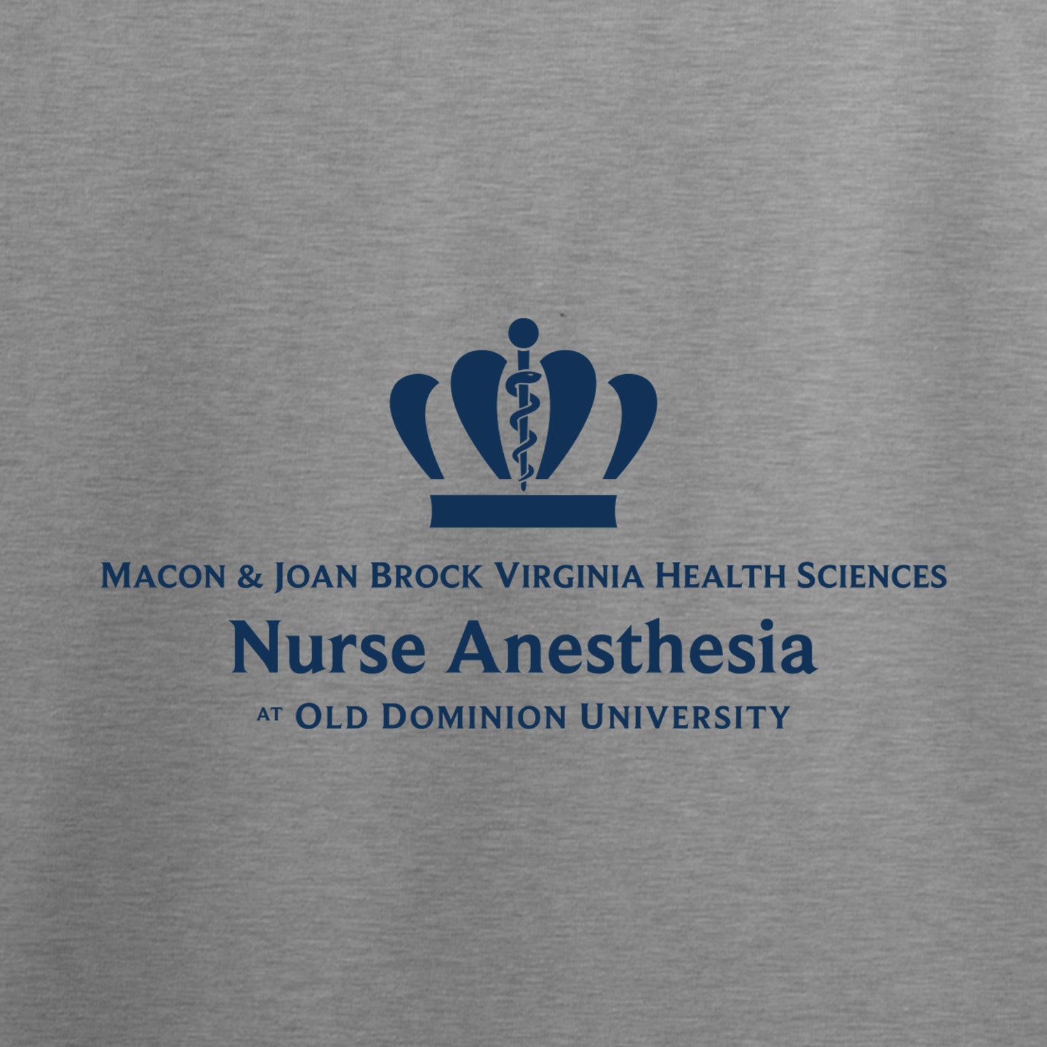 Old Dominion University, Full Logo, Nurse Anesthesia, Youth Heavy Cotton™ 100% Cotton T-Shirt - Sport Gray