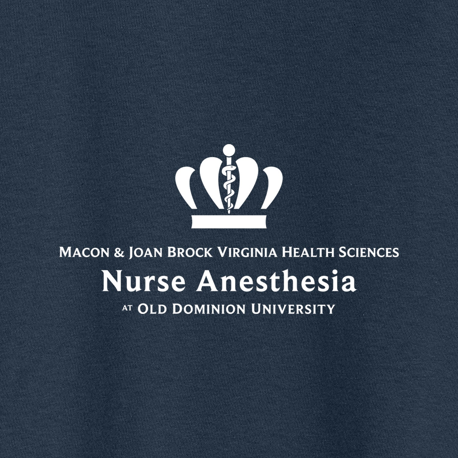 Old Dominion University, Nurse Anesthesia, Heavy Cotton™ 100% Cotton Long Sleeve T-Shirt - Navy