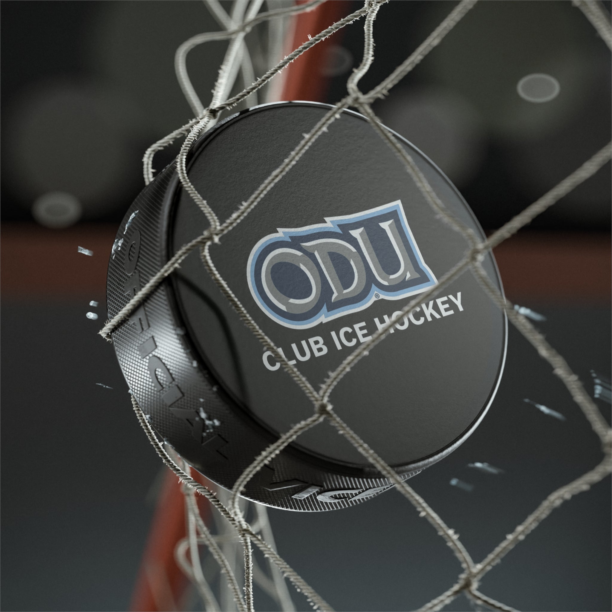 Old Dominion University, Club Sports - Ice Hockey, Hockey Puck - Black