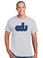 Old Dominion University, ODU Vintage Logo, DryBlend® 50 Cotton/50 Poly T-Shirt- Ash