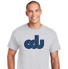 Old Dominion University, ODU Vintage Logo, DryBlend® 50 Cotton/50 Poly T-Shirt- Ash