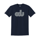 Old Dominion University, ODU Vintage Logo, DryBlend® 50 Cotton/50 Poly T-Shirt- Navy