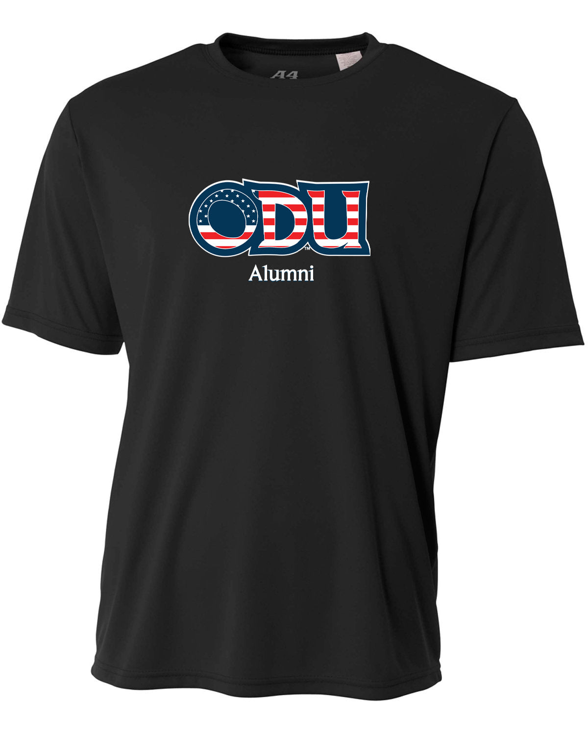 Old Dominion University, ODU Military - Alumni, A4 Cooling Performance Short Sleeve T-Shirt - Black