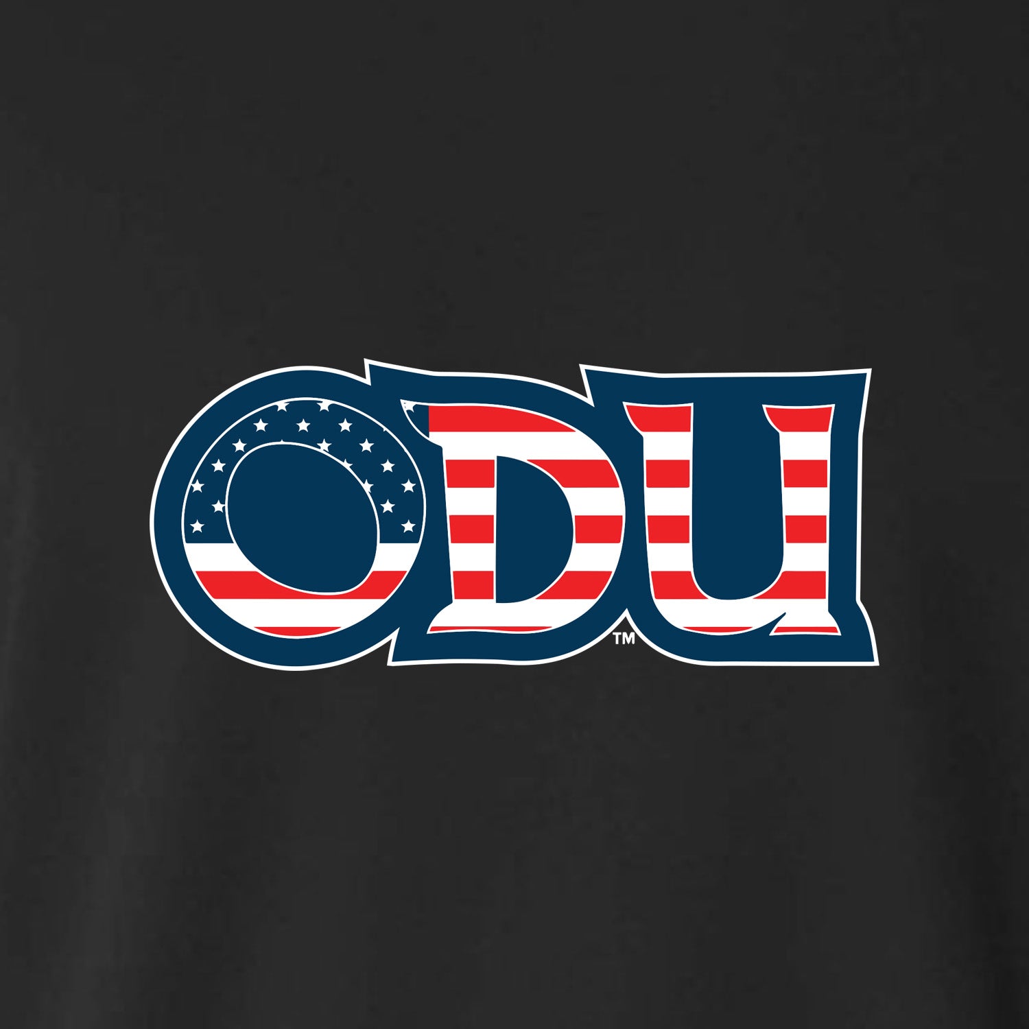 Old Dominion University, ODU Military - Military Logo, Unisex Heather CVC Long Sleeve T-Shirt - Black