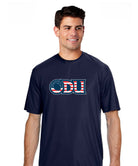 Old Dominion University, ODU Military - Military Logo, Unisex Heather CVC Long Sleeve T-Shirt - Navy