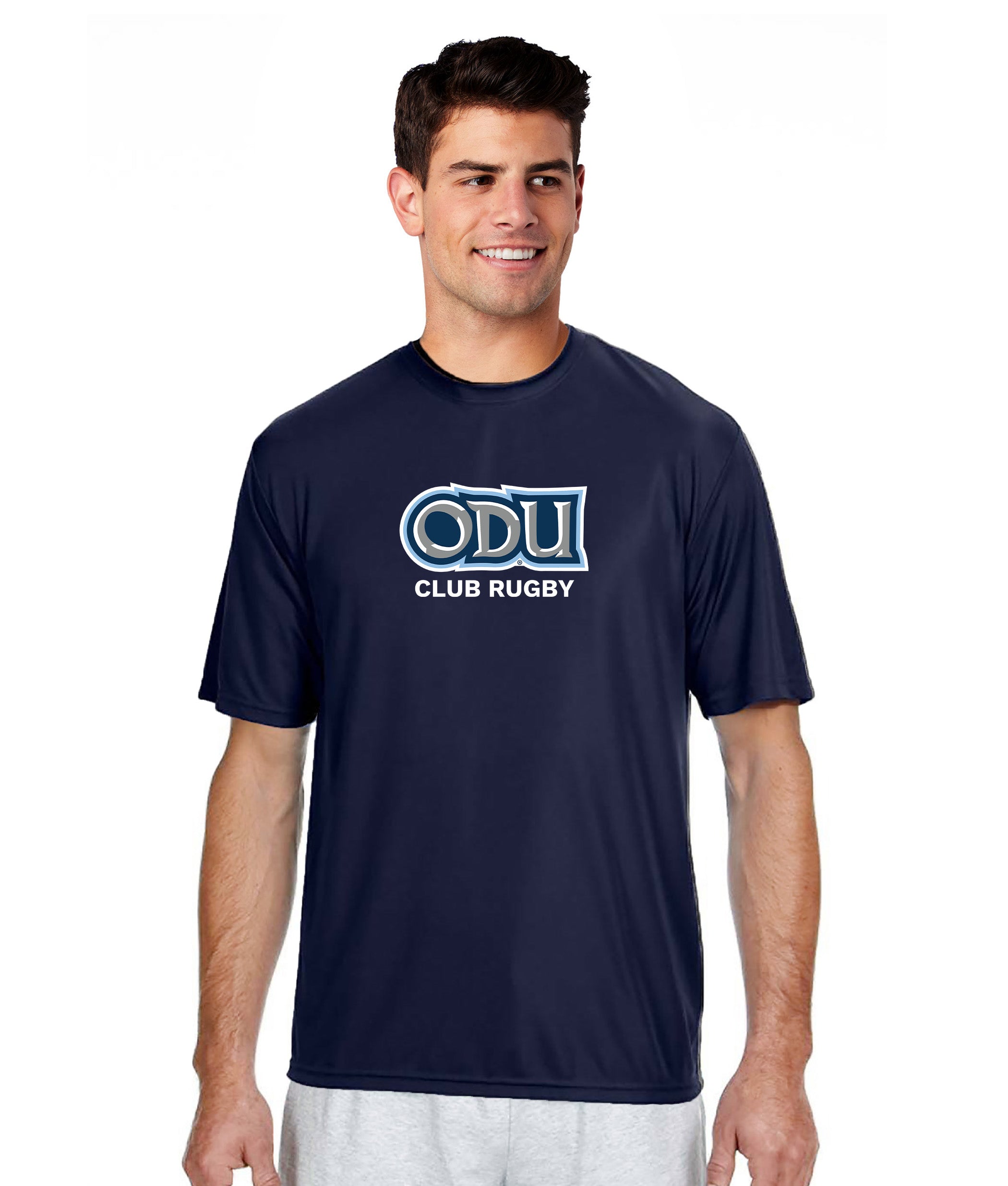 Old Dominion University, Club Sports - Rugby, A4 Cooling Performance Short Sleeve T-Shirt - Navy