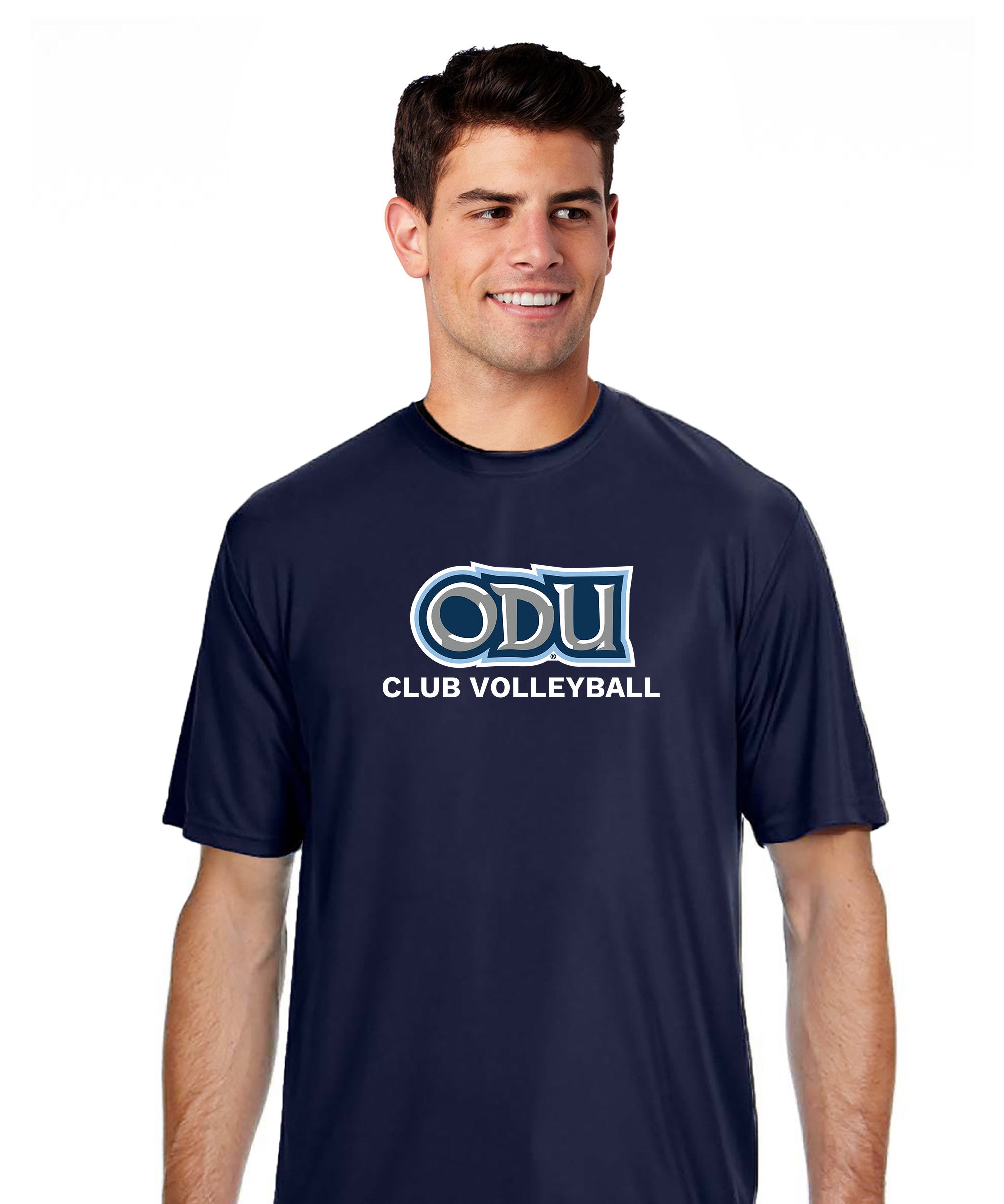 Old Dominion University, Club Sports - Volleyball, A4 Cooling Performance Short Sleeve T-Shirt - Navy