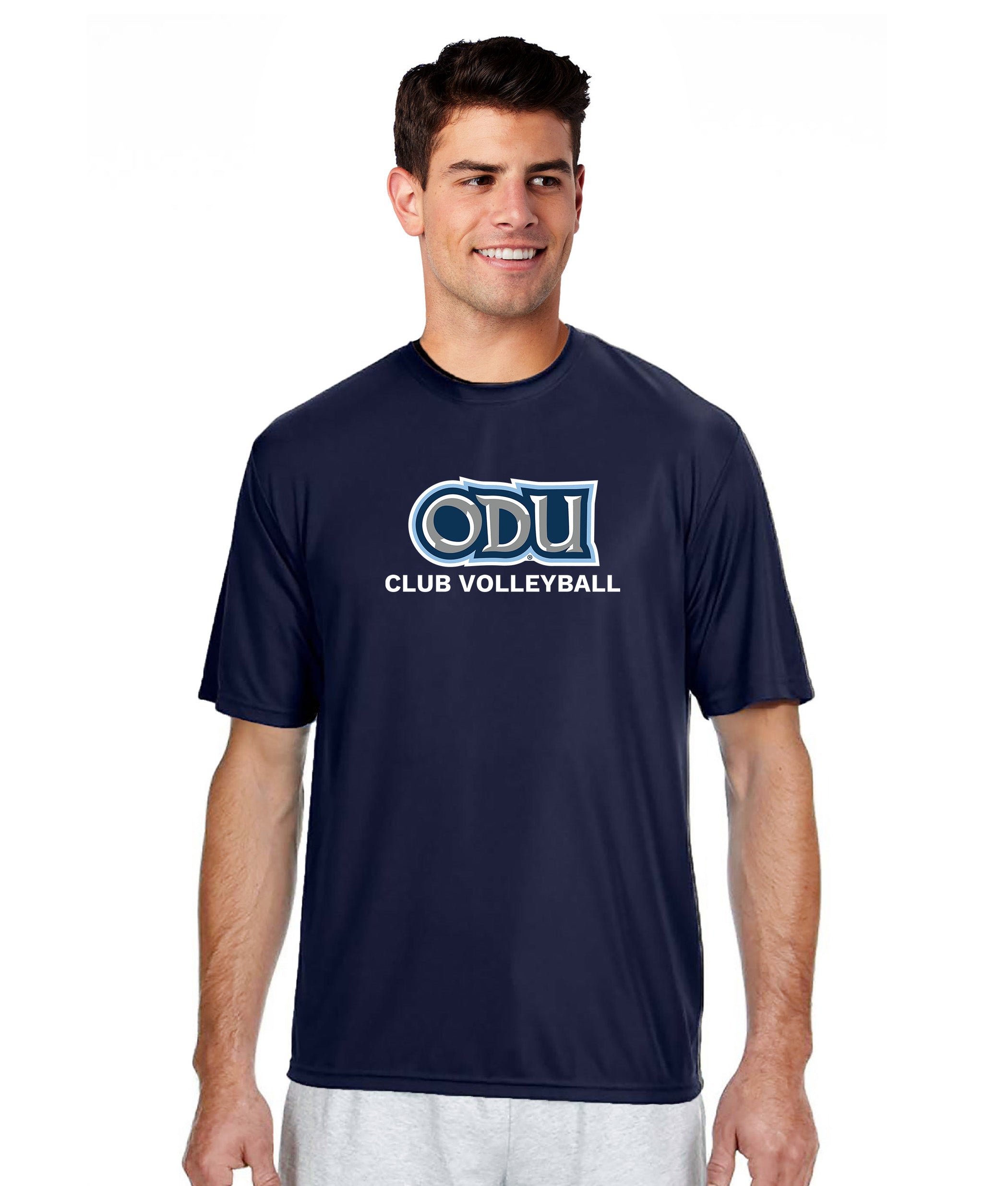 Old Dominion University, Club Sports - Volleyball, A4 Cooling Performance Short Sleeve T-Shirt - Navy