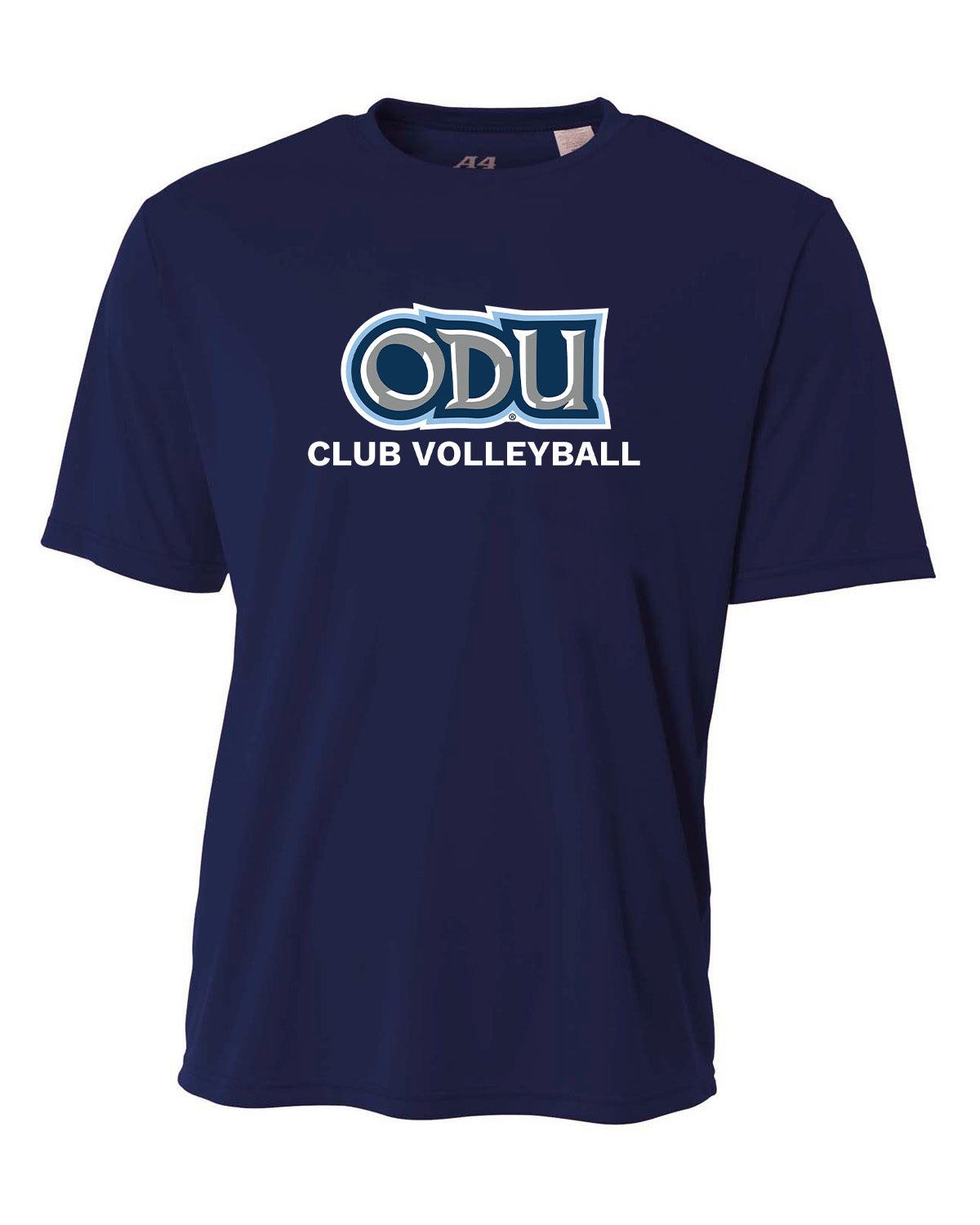 Old Dominion University, Club Sports - Volleyball, A4 Cooling Performance Short Sleeve T-Shirt - Navy