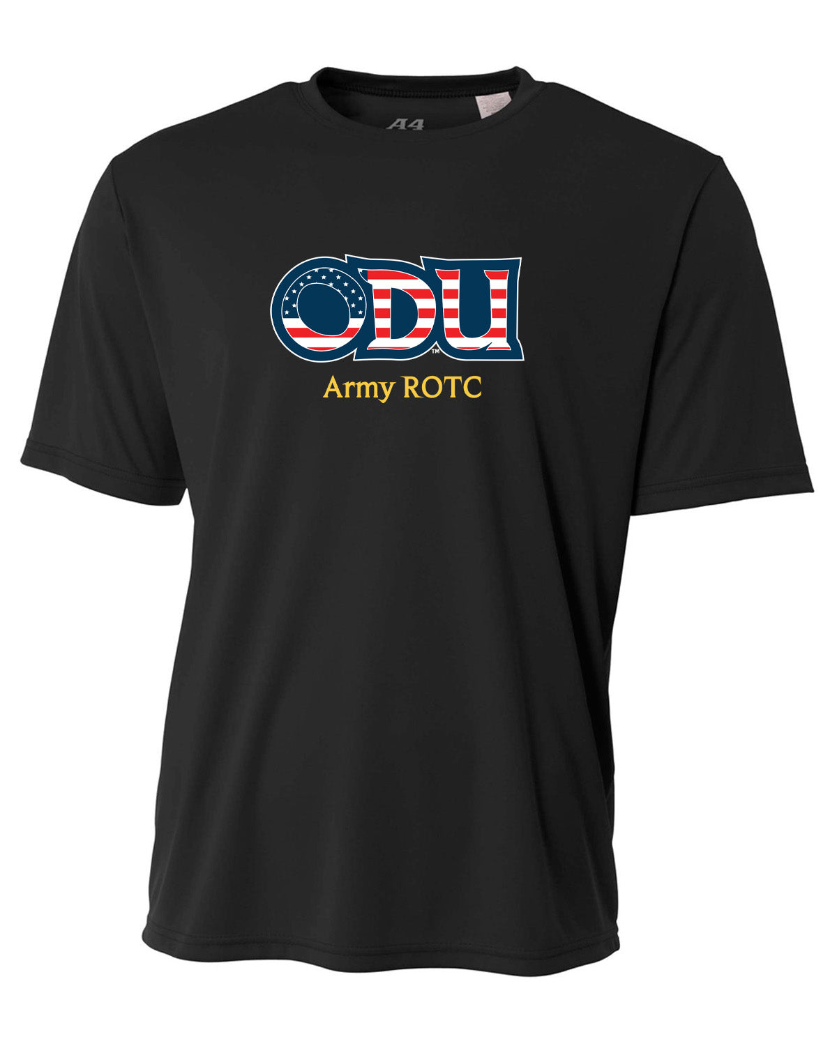 Old Dominion University, ODU Military - Army ROTC, A4 Cooling Performance Short Sleeve T-Shirt - Black