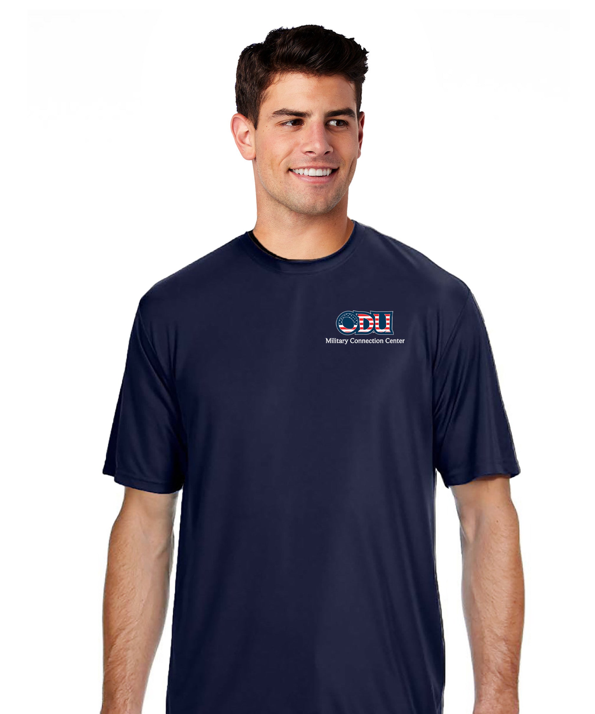 Old Dominion University, ODU Military - Military Connection Center, A4 Cooling Performance Short Sleeve T-Shirt - Navy