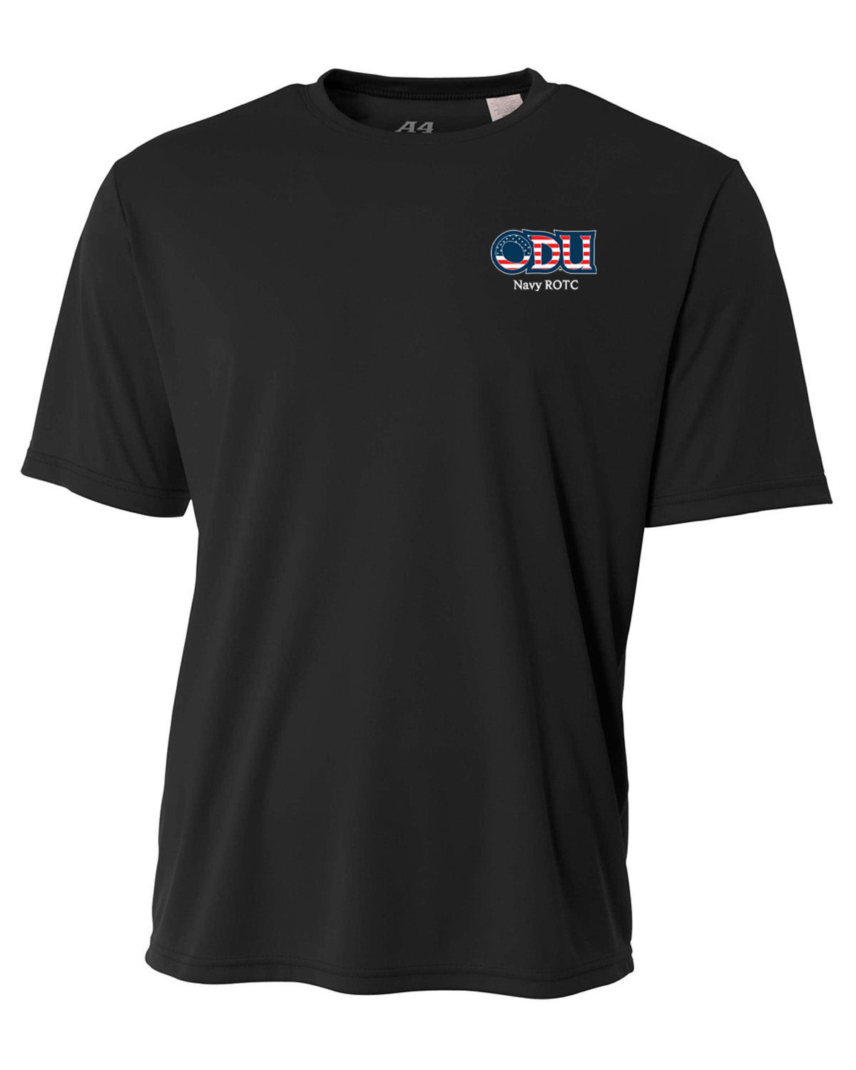 Old Dominion University, ODU Military - Navy ROTC, A4 Cooling Performance Short Sleeve T-Shirt - Black