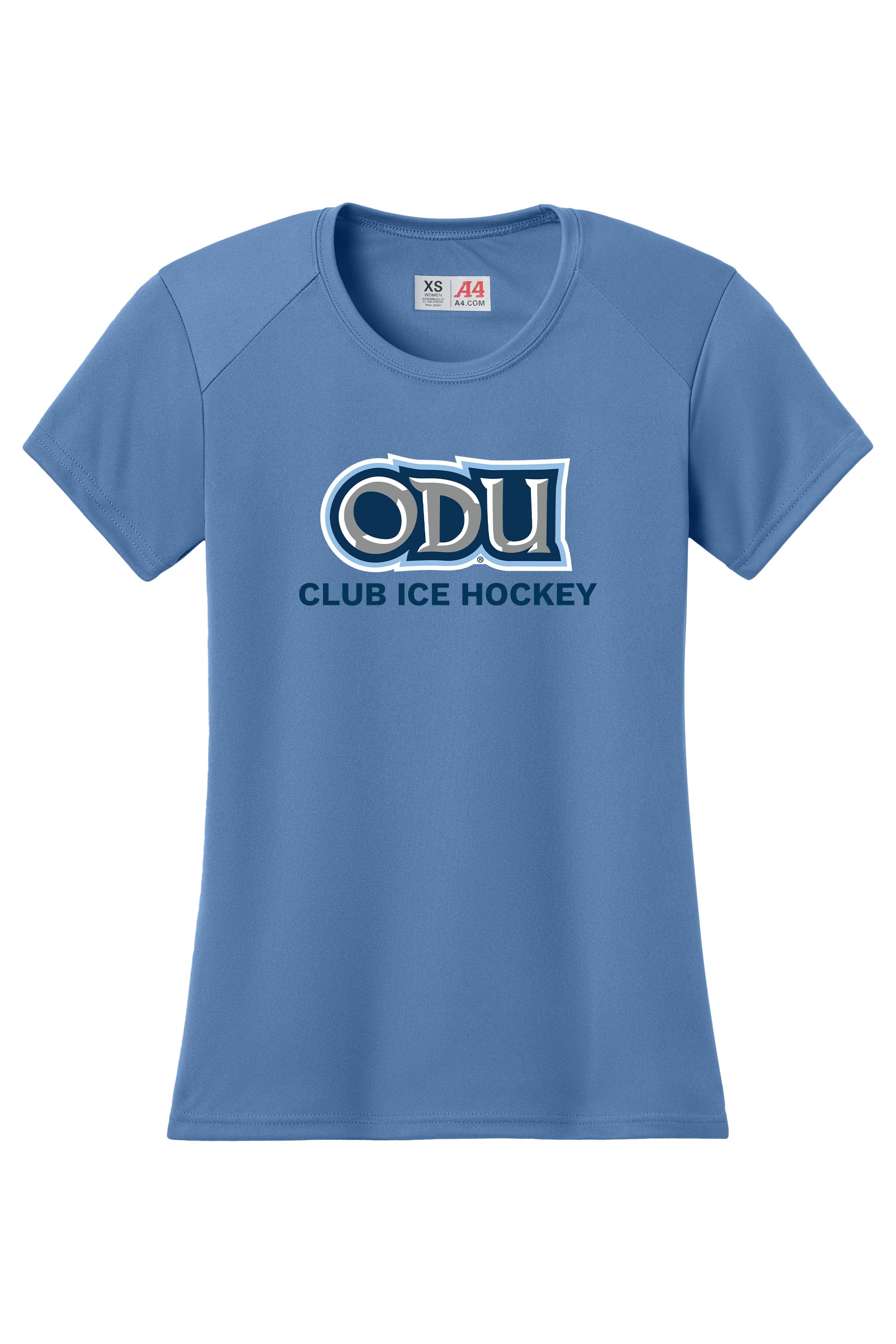 Old Dominion University, ODU - Club Sports, A4 Women’s Cooling Performance Short Sleeve T-Shirt - Hudson Blue