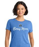 Old Dominion University, ODU, Bonus Mom, Women’s Tri-Blend T-Shirt - Carolina Blue