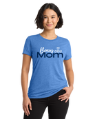 Old Dominion University, ODU, Bonus Mom, Women’s Tri-Blend T-Shirt - Carolina Blue