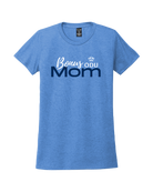 Old Dominion University, ODU, Bonus Mom, Women’s Tri-Blend T-Shirt - Carolina Blue