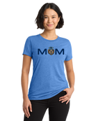 Old Dominion University, ODU MOM, Bonus Mom, Women’s Tri-Blend T-Shirt - Carolina Blue