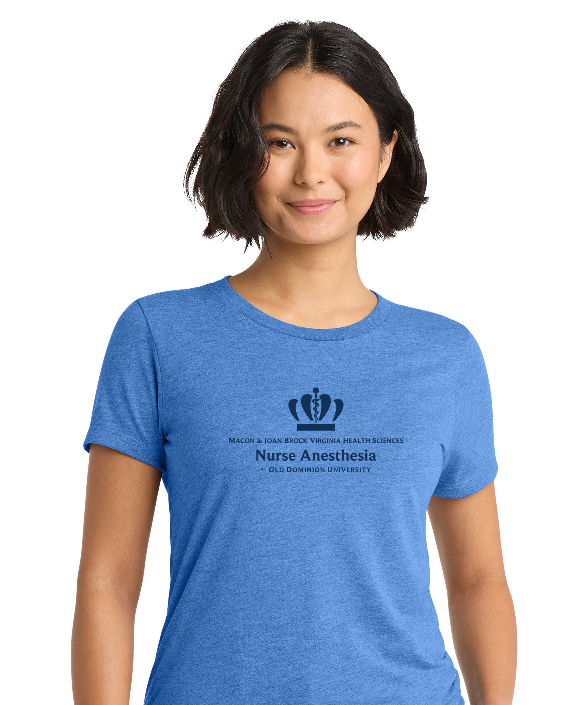 Old Dominion University, Nurse Anesthesia, Women’s Tri-Blend T - Shirt - Carolina Blue