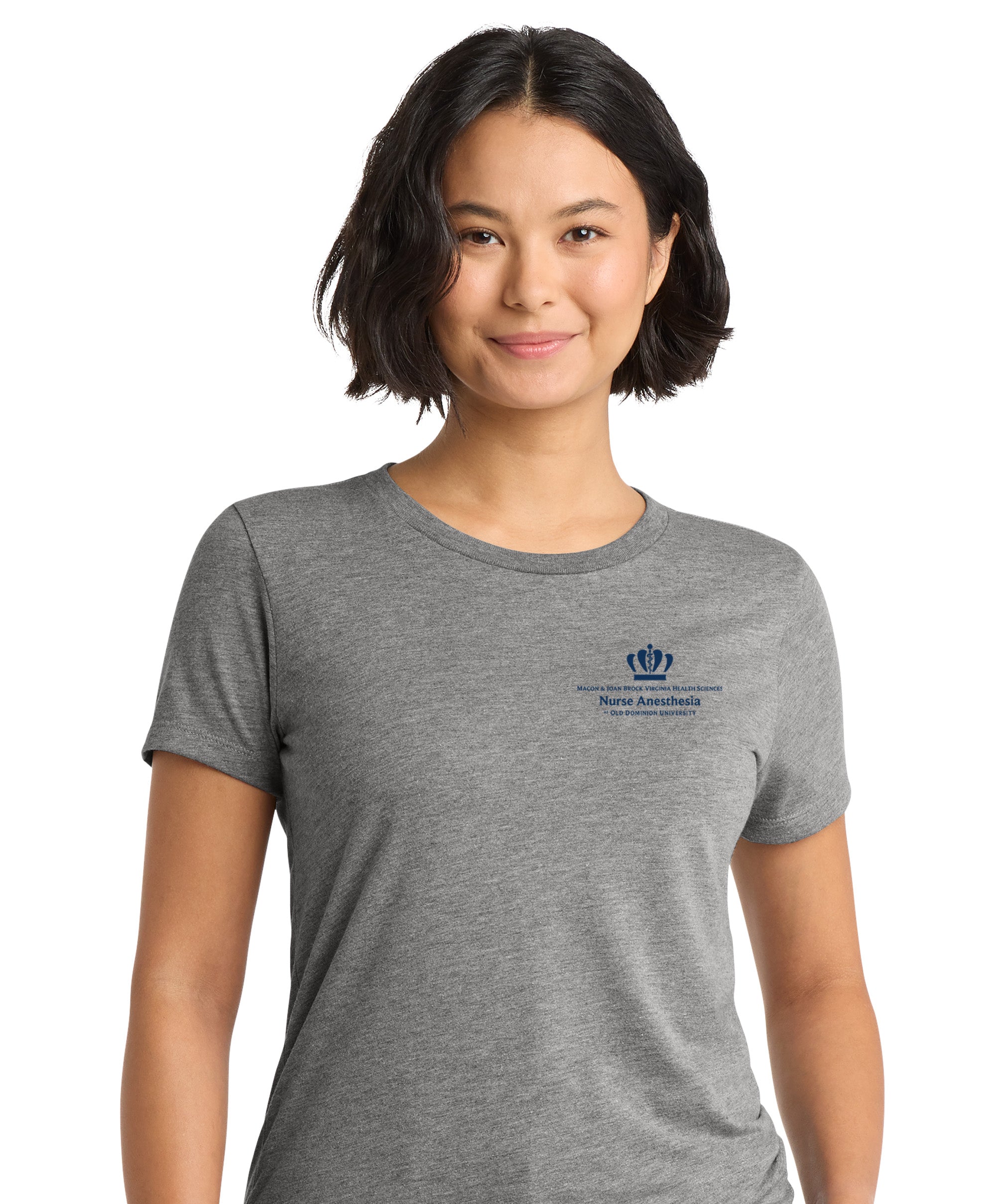 Old Dominion University, Nurse Anesthesia, Women’s Tri-Blend T - Shirt - Grey