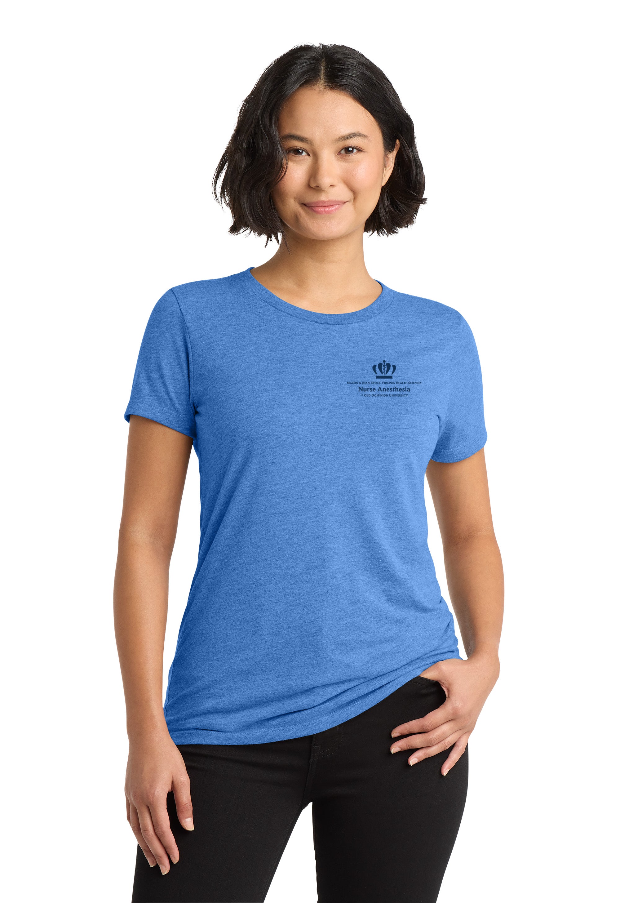 Old Dominion University, Nurse Anesthesia, Women’s Tri-Blend T - Shirt - Carolina Blue