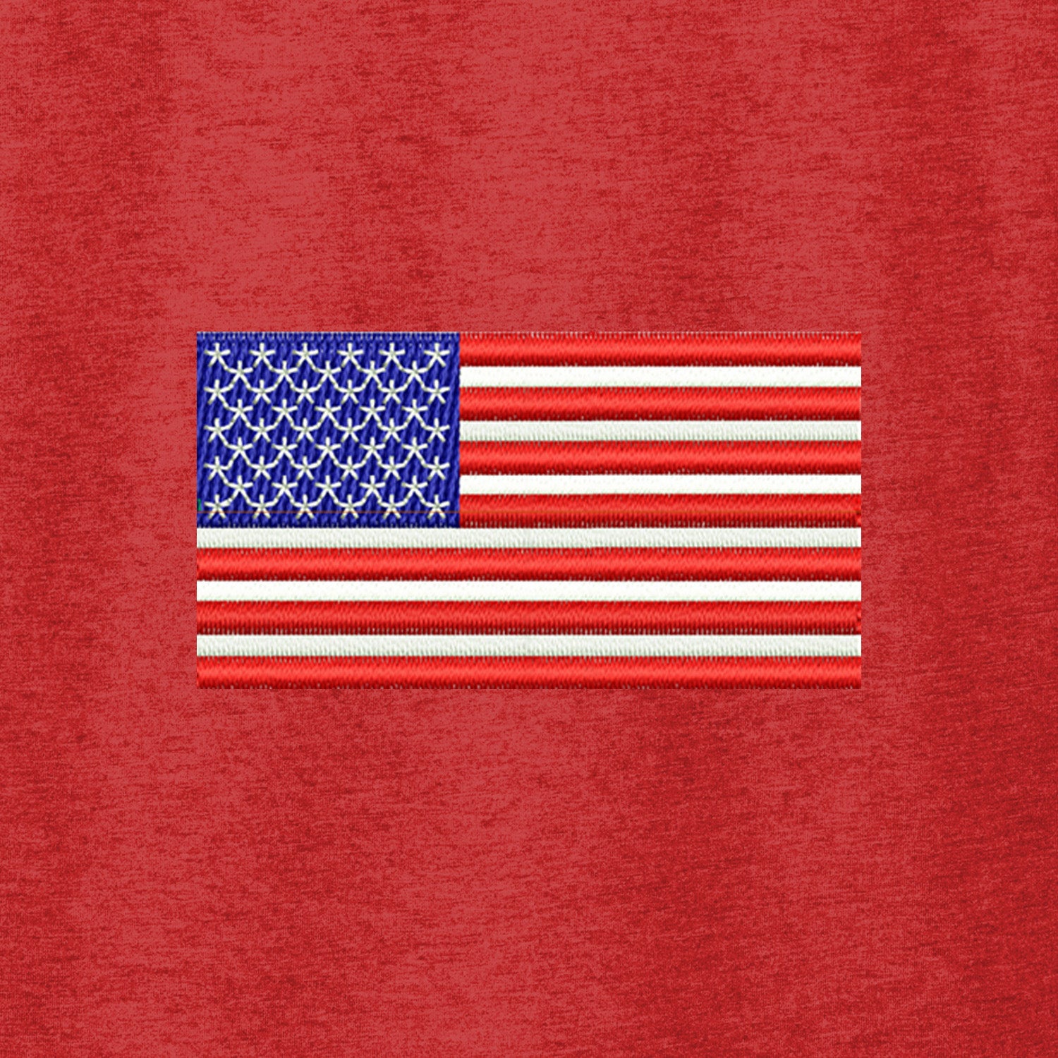 American Flag, Women’s Tri-Blend T-Shirt - Red