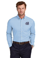 Old Dominion University, Brooks Brothers® Wrinkle-Free Stretch Pinpoint Shirt-Newport Blue