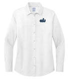 Old Dominion University, ODU Vintage8 logo, Brooks Brothers® Women’s Wrinkle-Free Stretch Pinpoint Shirt- White