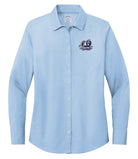 Old Dominion University, Brooks Brothers® Women’s Wrinkle-Free Stretch Pinpoint Shirt- Newport Blue