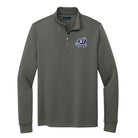 Old Dominion University, Brooks Brothers® Double-Knit 1/4-Zip Sweater- Windsor Grey