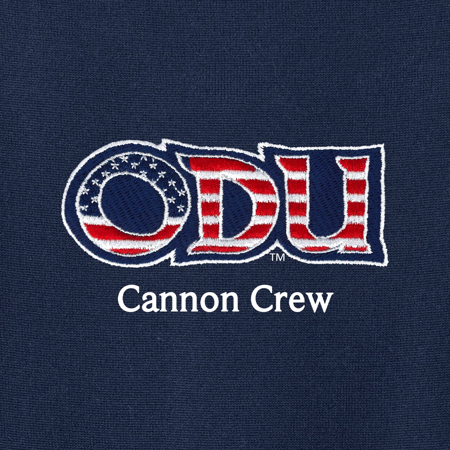 Old Dominion University, ODU Military -  Cannon Crew, Women’s Washable Merino V-Neck Sweater -Navy