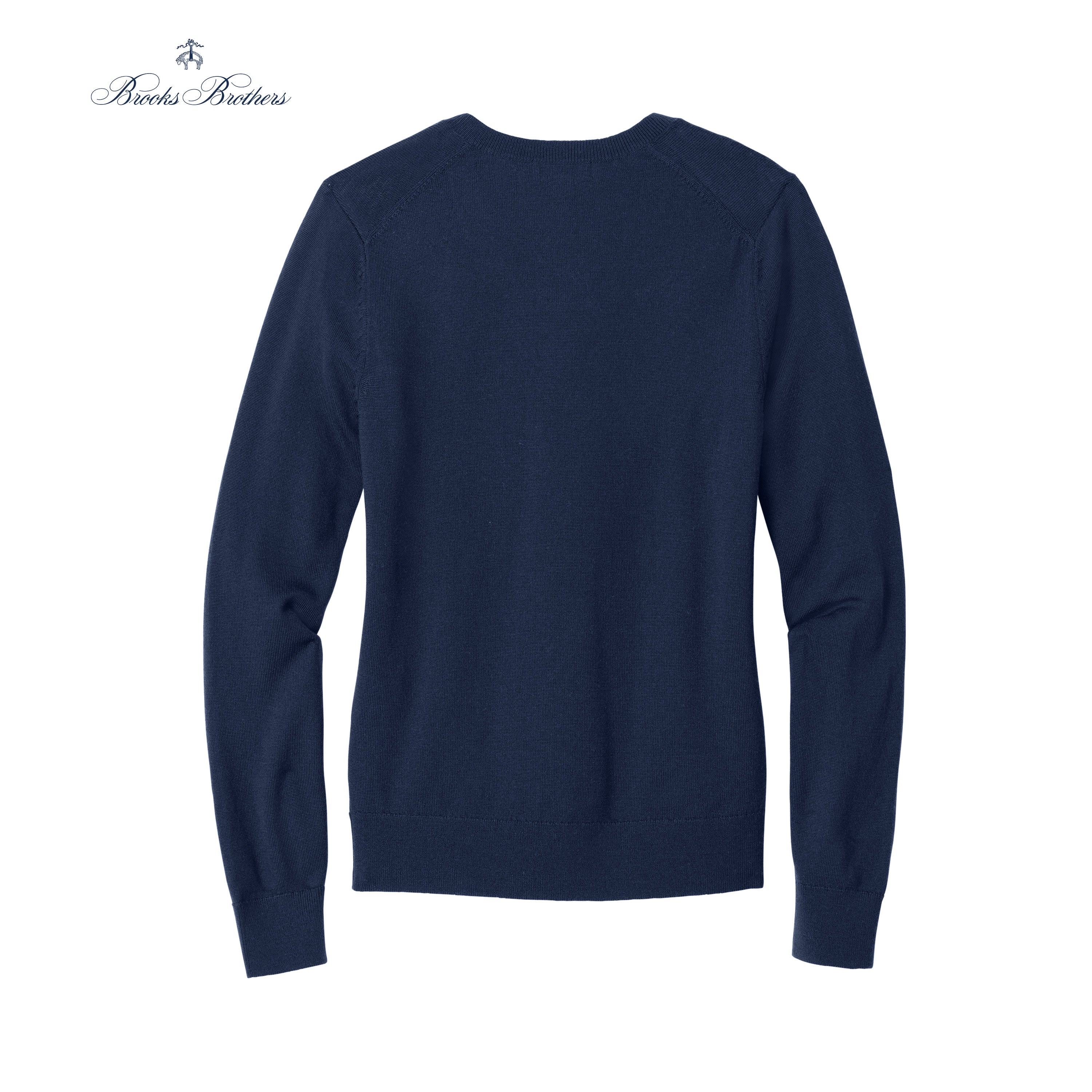 Old Dominion University, ODU Military - Alumni, Women’s Washable Merino V-Neck Sweater - Navy