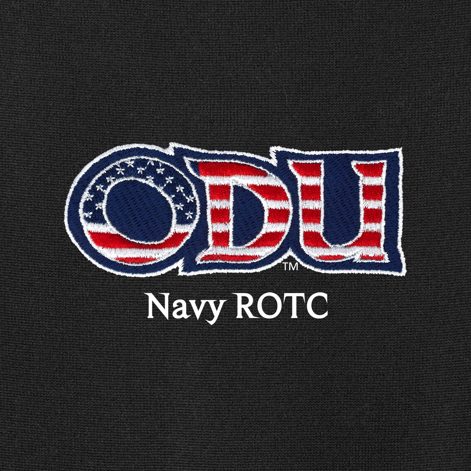 Old Dominion University, ODU Military -  Navy ROTC, Women’s Washable Merino V-Neck Sweater - Black