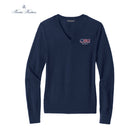 Old Dominion University, ODU Military -  Navy ROTC, Women’s Washable Merino V-Neck Sweater - Navy