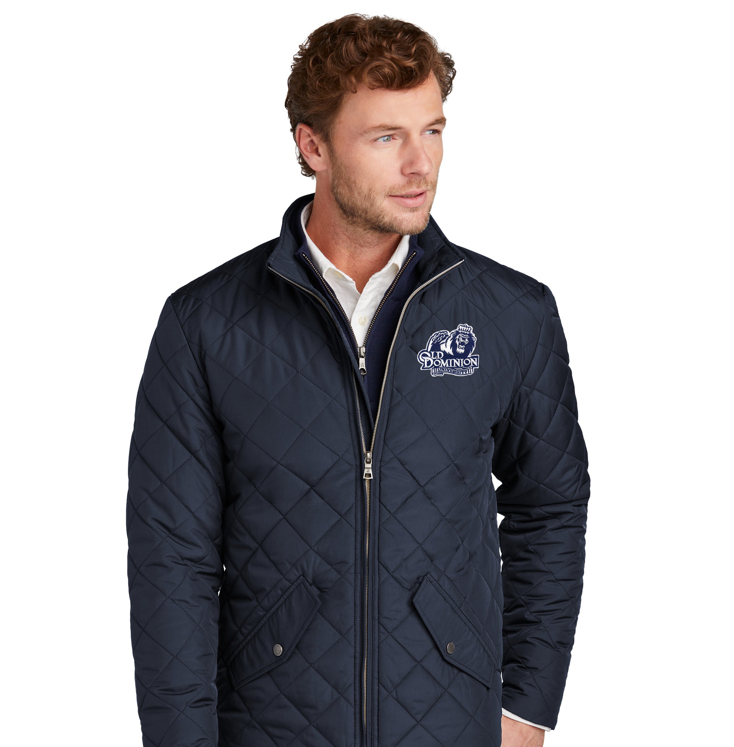 Old Dominion University Brooks Brothers® Quilted Jacket- Navy