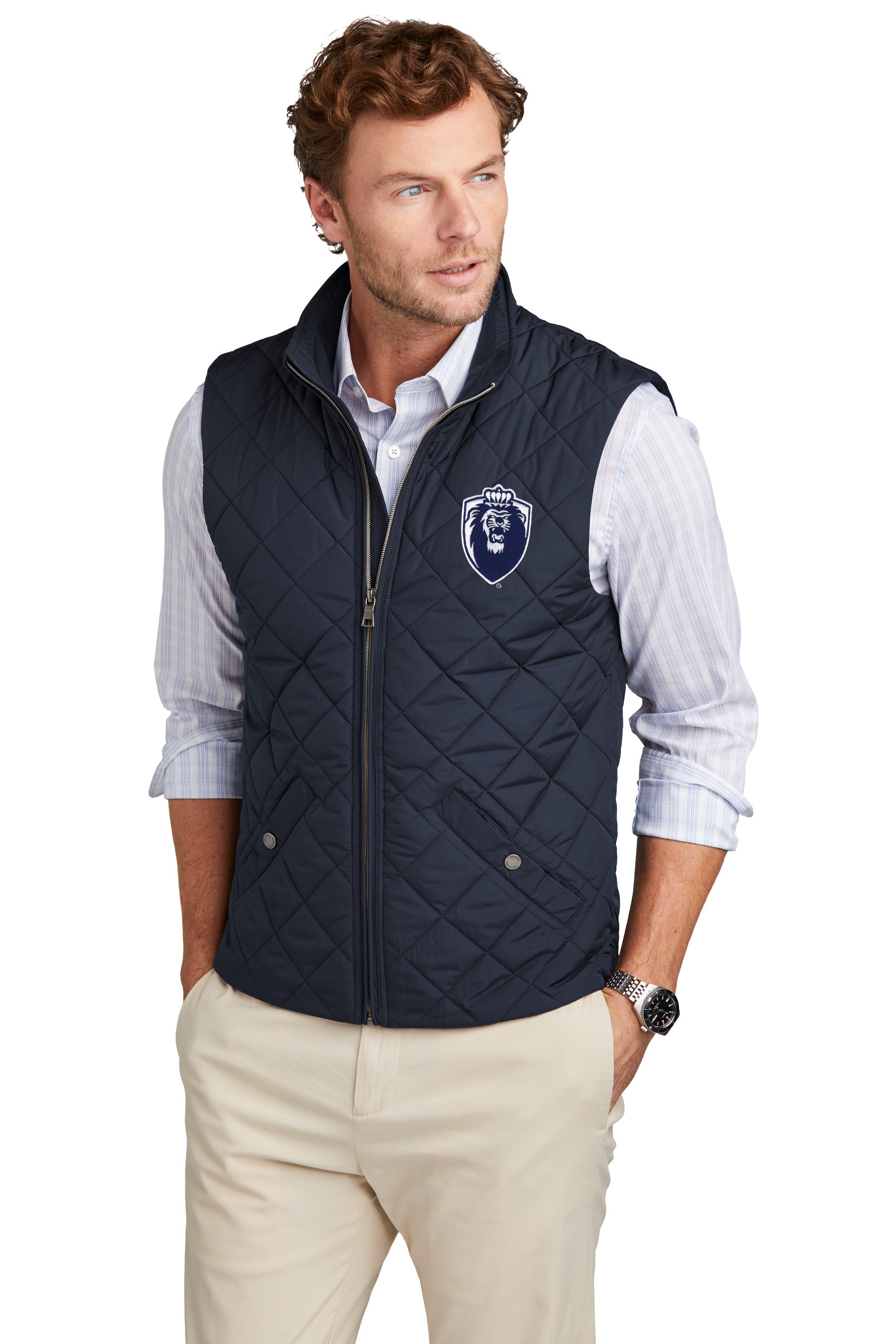 Old Dominion Brooks Brothers® Quilted Vest- NAvy