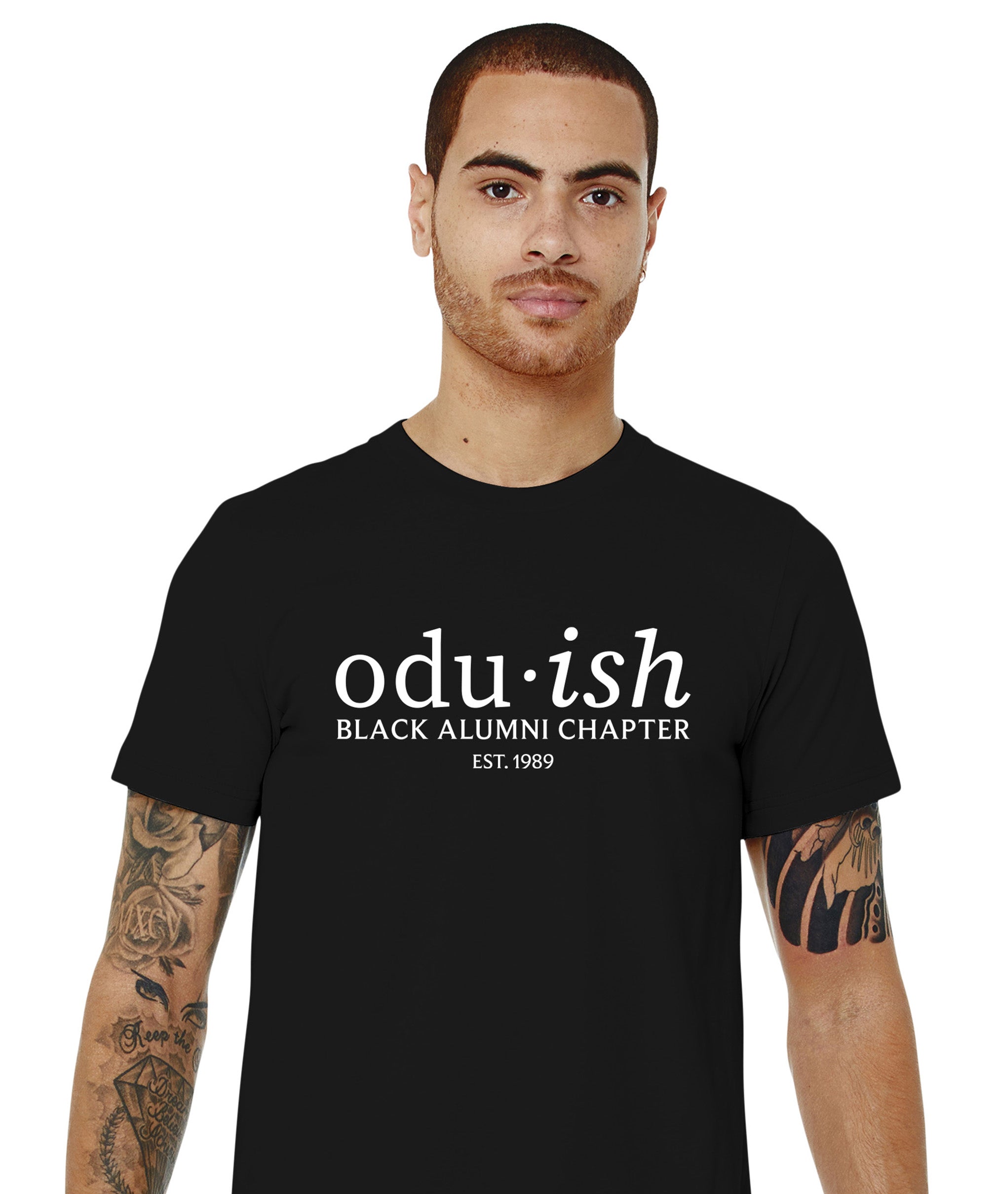 Old Dominion University, Black Alumni Chapter, odu-ish, BELLA+CANVAS ® Unisex Jersey Short Sleeve Tee- Black