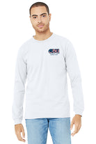 Old Dominion University, ODU Military - Cannon Crew, Unisex Jersey Long Sleeve T-Shirt - White