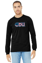 Old Dominion University, ODU Military - Military Logo, Unisex Jersey Long Sleeve T-Shirt - Black